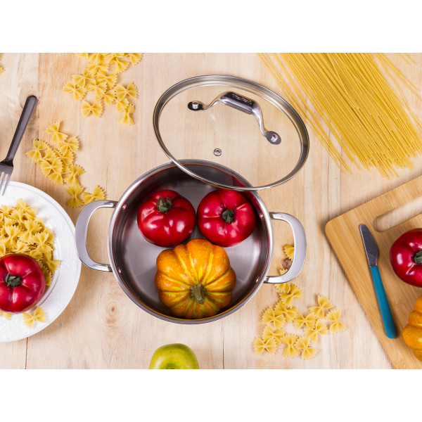 Фото - Кастрюля Tefal H8114474 Ultimum 20 см/2,5 л