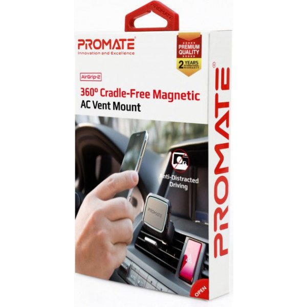 Фото - Тримач для мобільного пристрою Promate Airgrip-2 Maroon