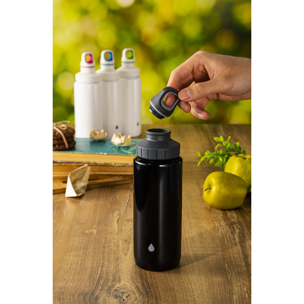 Фото - Пляшка для води Tefal K3194212 Drink2go Light Steel 0,6 л Black