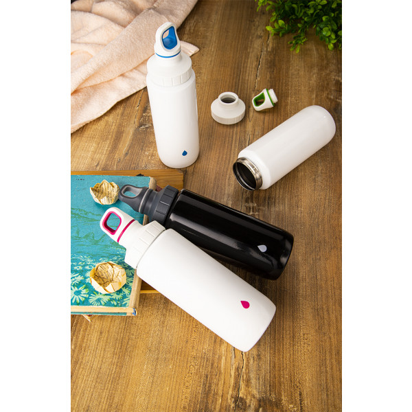 Фото - Пляшка для води Tefal K3194212 Drink2go Light Steel 0,6 л Black