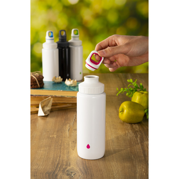 Фото - Бутылка для воды Tefal K3194512 Drink2go Light Steel 0,6 л White/Pink