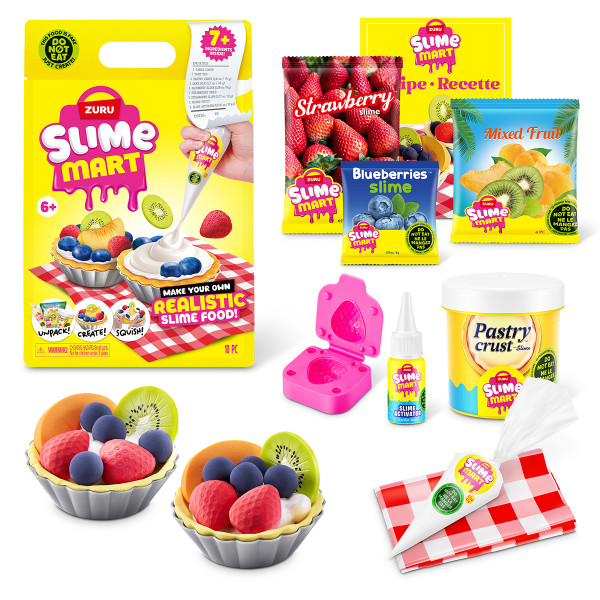 Фото - Фабрика слаймів Slime mart серії Shopping Bag – ФРУКТОВИЙ ТАРТ (15901E)