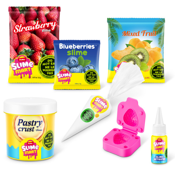 Фото - Фабрика слаймів Slime mart серії Shopping Bag – ФРУКТОВИЙ ТАРТ (15901E)