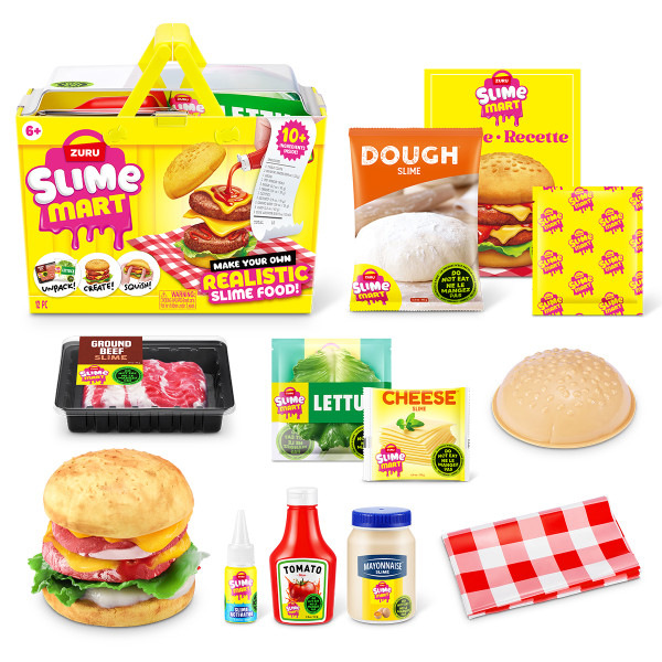 Фото - Фабрика слаймів Slime mart серії Shopping Basket – БУРГЕР (15905A)