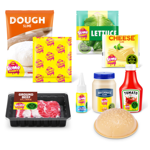 Фото - Фабрика слаймів Slime mart серії Shopping Basket – БУРГЕР (15905A)