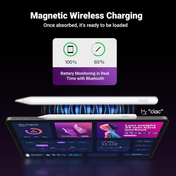 Фото - Стилус UGREEN LP653 Smart Stylus Pen iPad Magnetic Charging White (15910)