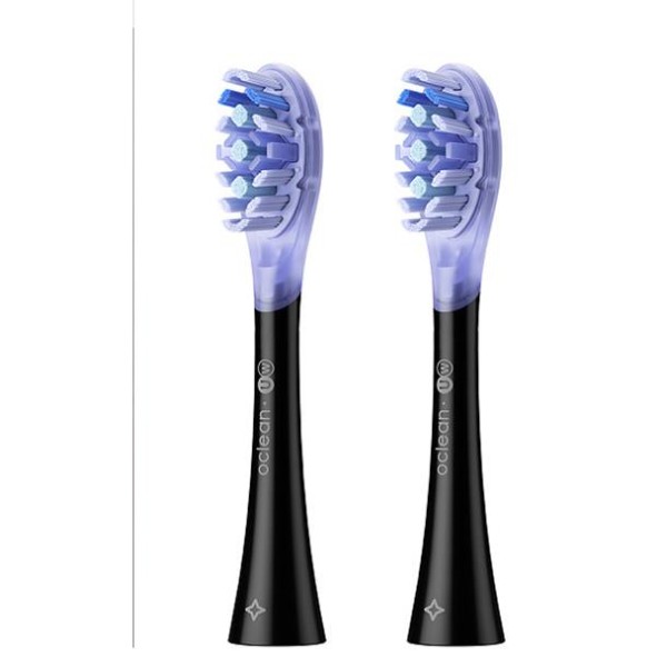 Фото - Насадка для зубної щітки Oclean UW02 B02 Ultra White Brush Head Black 2 шт. (6970810553550) Фото - Насадка для зубної щітки Oclean UW02 B02 Ultra White Brush Head Black 2 шт. (6970810553550)