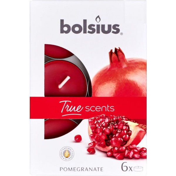 Фото - Свеча чайная Bolsius ароматическая 6шт Гранат (941515)