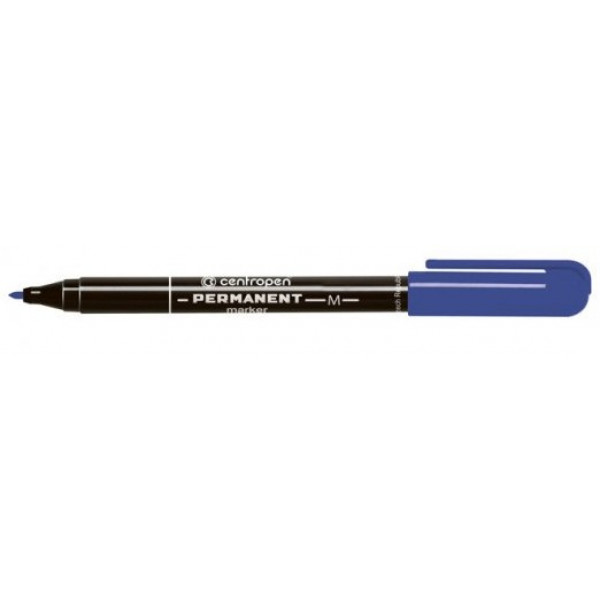 Фото - Маркер Centropen Permanent 2846 1 мм Blue (2846/03)