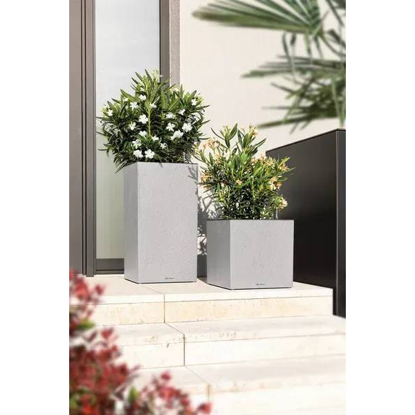 Фото - Вазон Lechuza Canto Slatestone High 40 светло-серый 15955