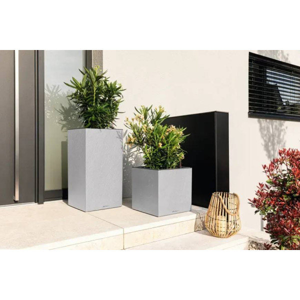 Фото - Вазон Lechuza Canto Slatestone High 40 светло-серый 15955