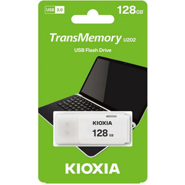 Фото - Флеш USB Kioxia TransMemory U202 128GB USB 2.0 White (LU202W128GG4)