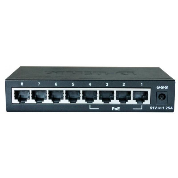 Фото - Коммутатор локальної мережі (Switch) D-Link DES-1008P/C1A