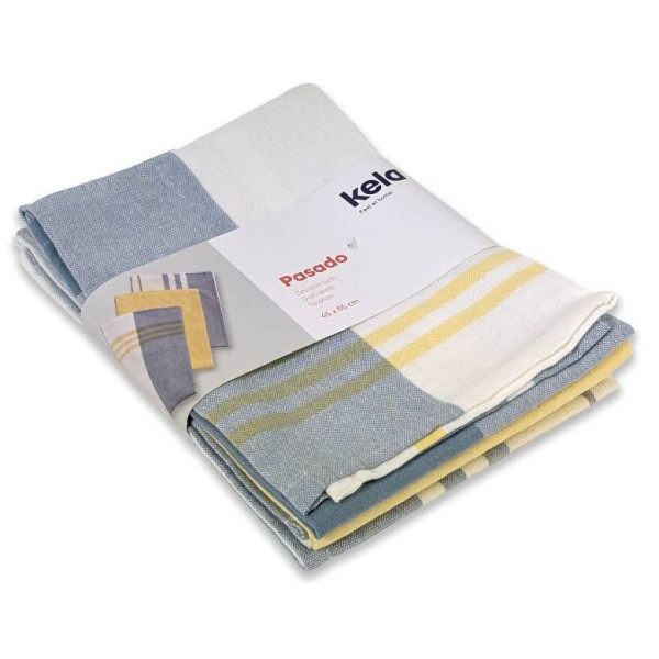 Фото - Набір рушників Kela Pasado сонячно-жовтий 65х45 см 3 шт. (15975)