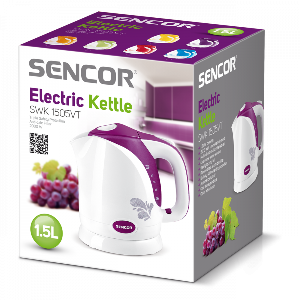 Фото - Електричний чайник Sencor SWK1505VT