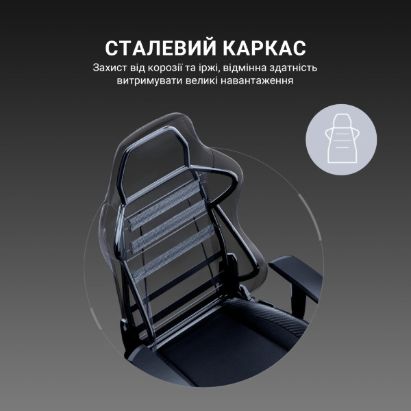 Фото - Кресло для геймеров Anda Seat Luna Pro Size L Gray Fabric (AD18T-44-G-F)