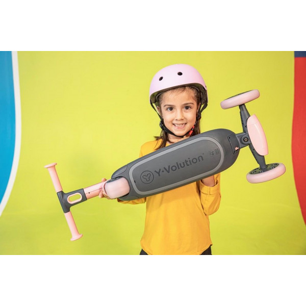 Фото - Триколісний самокат YVolution YGlider Nua Розовый (Y101264)