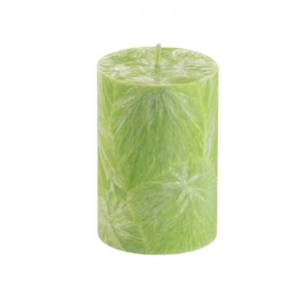 Фото - Свічка декоративна CandlesBio циліндр 70/100 мм Лайм (WP02 70/100)