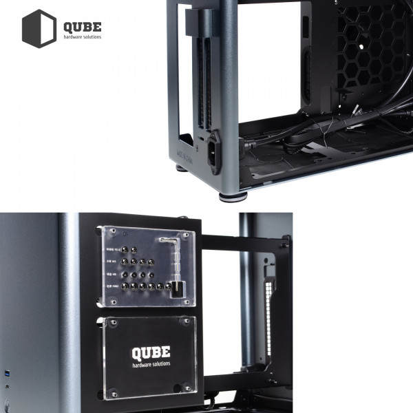 Фото - Корпус QUBE A4 Aluminum Gray (QBA4I_WGNU3)