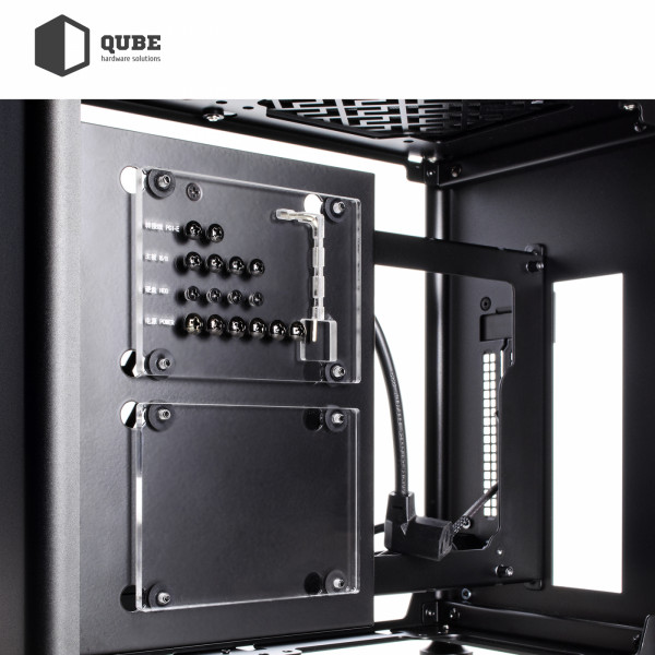 Фото - Корпус QUBE A4 Aluminum Black (QBA4I_WBNU3)