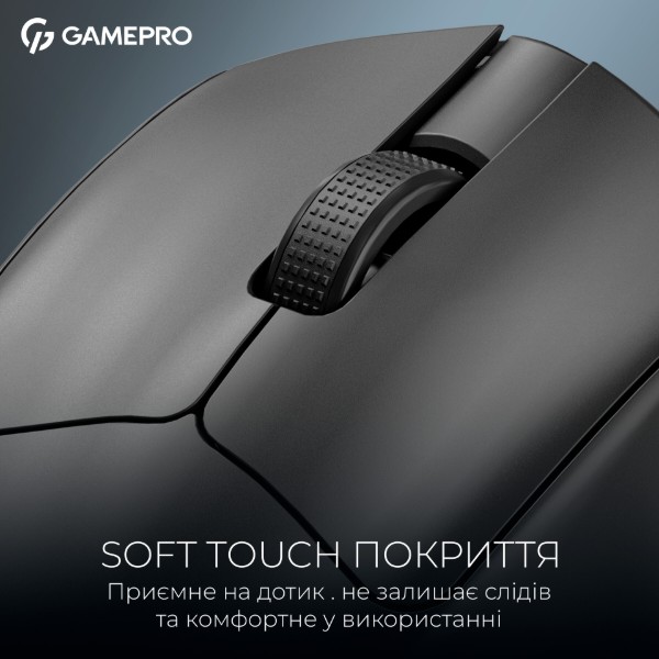 Фото - Миша бездротова ігрова GamePro Asgard Surt Wireless Black (GM017B)