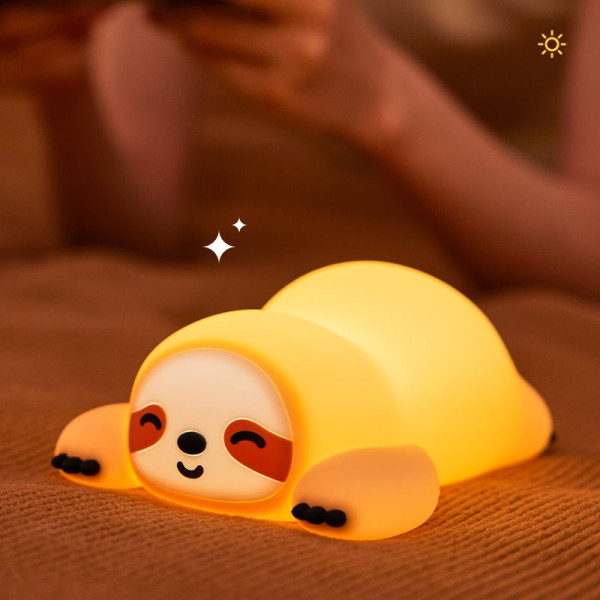 Фото - Нічник дитячий VALESO Лінивець A046 жовтий