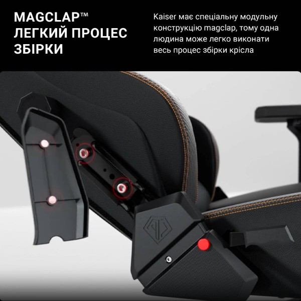 Фото - Кресло для геймеров Anda Seat Kaiser 3 Size L White (AD12YDC-L-01-W-PV/C)