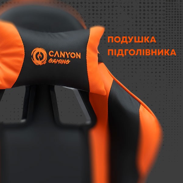 Фото - Крісло для геймерів Canyon Core SGCH2 Black Orange (CNE-SGCH2)