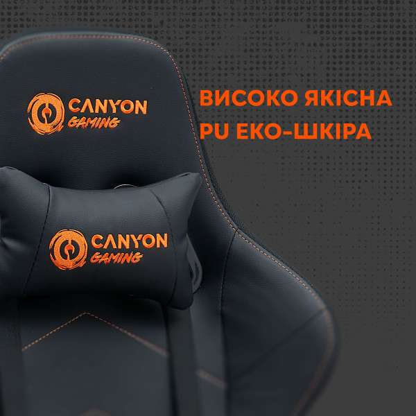 Фото - Кресло для геймеров Canyon Irida RGBCH03 RGB Black (CNS-RGBCH03)