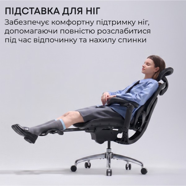 Фото - Крісло офісне Sihoo White (C300-LITE-V2-B102-JT)