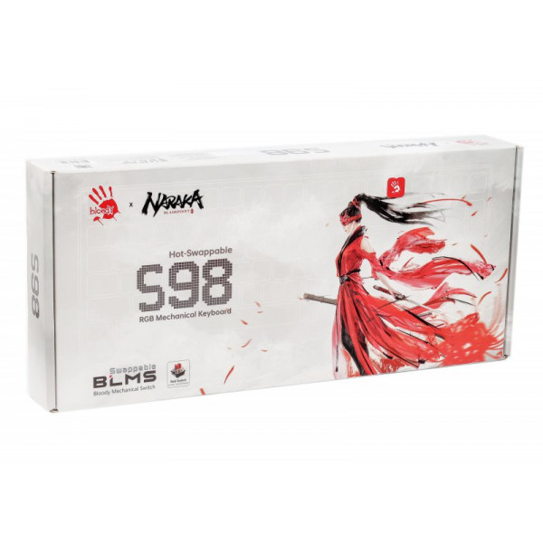 Фото - Клавиатура проводная игровая Bloody S98 (Naraka)
