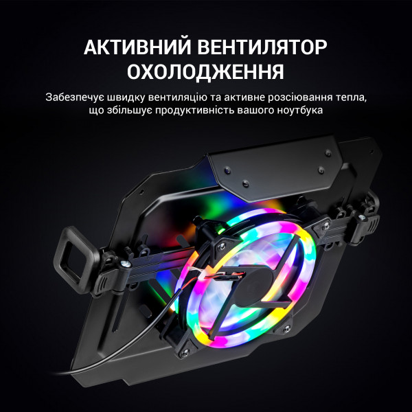 Фото - Підставка під ноутбук охолоджуюча OfficePro LH474B Black