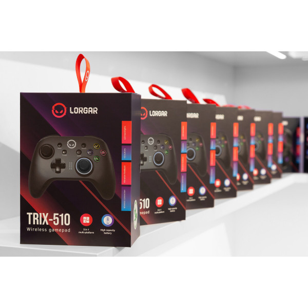 Фото - Геймпад Lorgar TRIX-510 Wireless Gamepad BT Black (LRG-GP510)