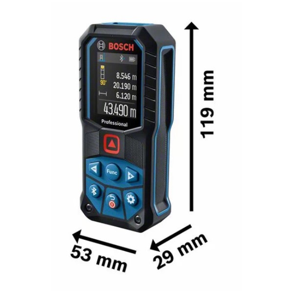 Фото - Дальномер лазерный Bosch GLM 50-27 C (0.601.072.T00)