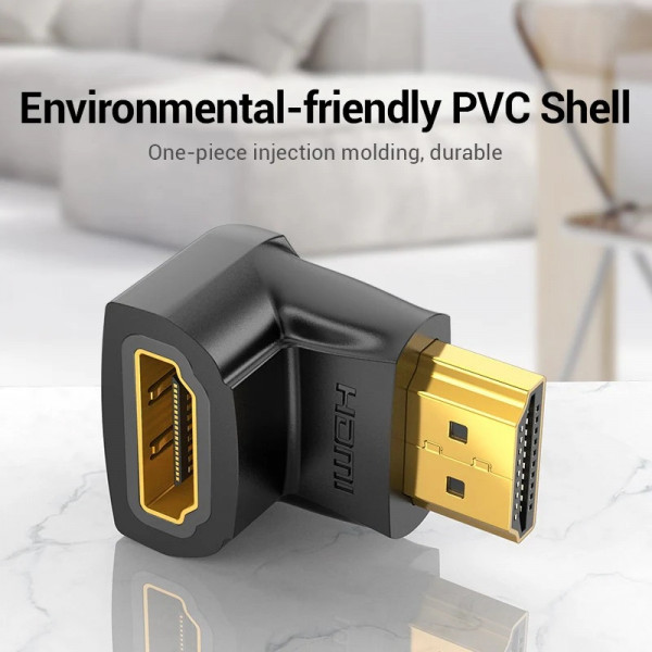 Фото - Перехідник HDMI Vention HDMI F HDMI M (AIOB0)