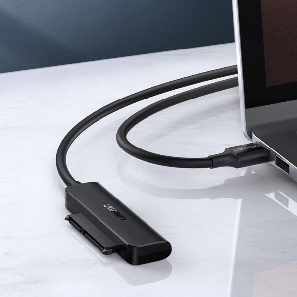 Фото - Кабель USB Type-A - USB Type-A UGREEN CM321 USB 3.0 Type-C SATA III (F) Black (70610)