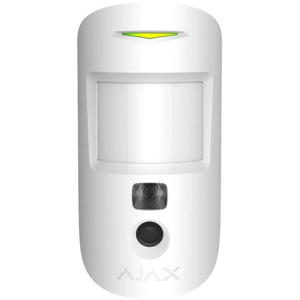 Фото - Бездротовий датчик руху Ajax MotionCam HDR (PhOD) Jeweller (8EU) ASP White з камерою (000053984)