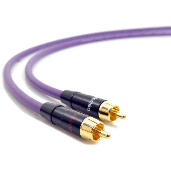 Фото - Кабель RCA Melodika 2xRCA - 2xRCA lenght 1m (MD2R10)