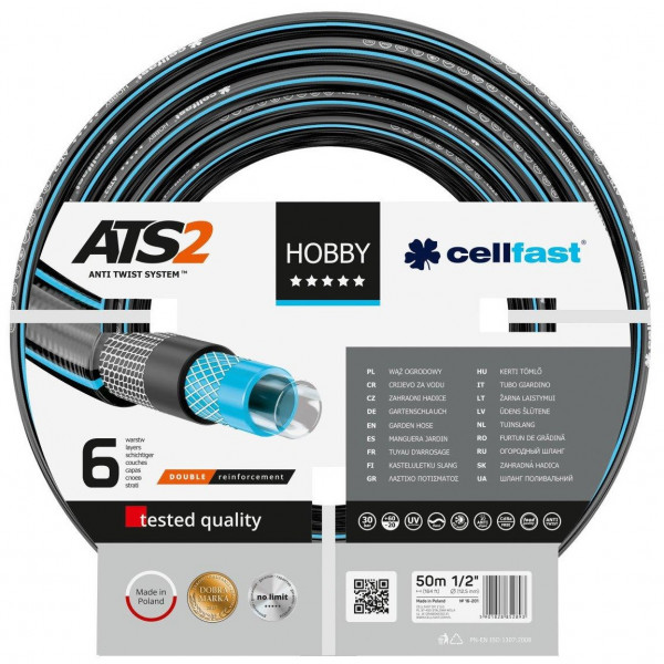 Фото - Шланг поливочний Cellfast Hobby Ats 1/2" (16-201)