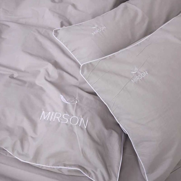 Фото - Комплект постельного белья детский MirSon Ranforce Elite Corner 16-5703 "Light Gray" 110х140 см (2200008400460)