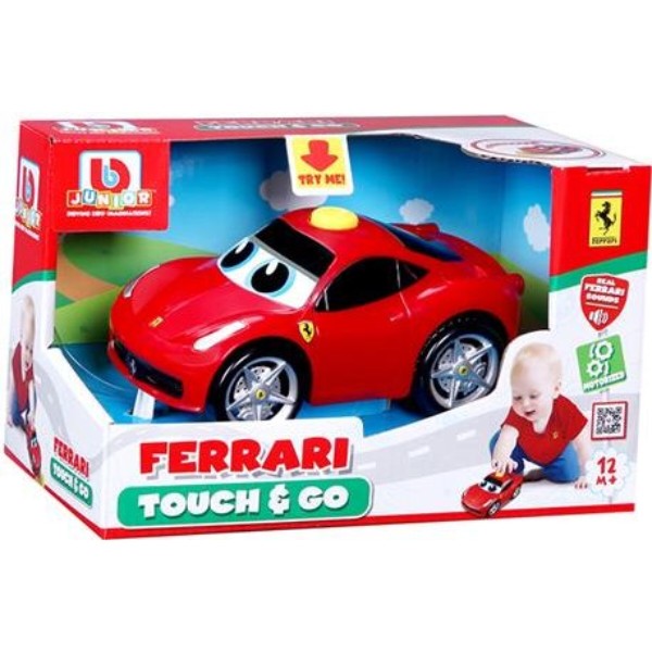Фото - Базовий ігровий транспорт для малюка Bb Junior Ferrari 458 Italia (16-81604)