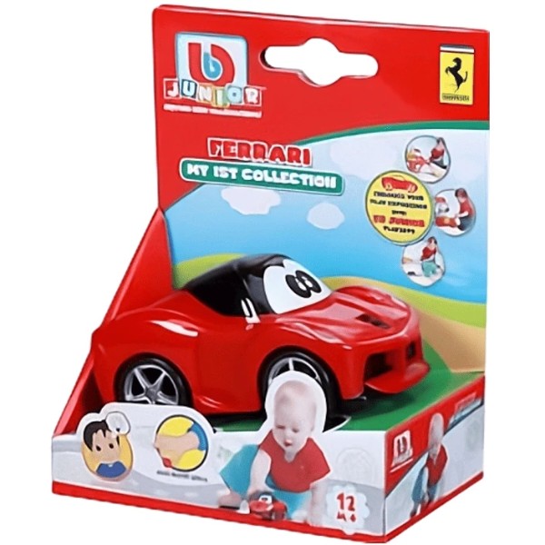 Фото - Базовий ігровий транспорт для малюка Bb Junior Ferrari (16-85005 red)