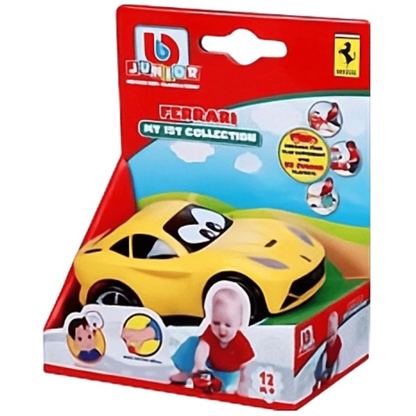 Фото - Базовий ігровий транспорт для малюка Bb Junior Ferrari (16-85005 yellow)