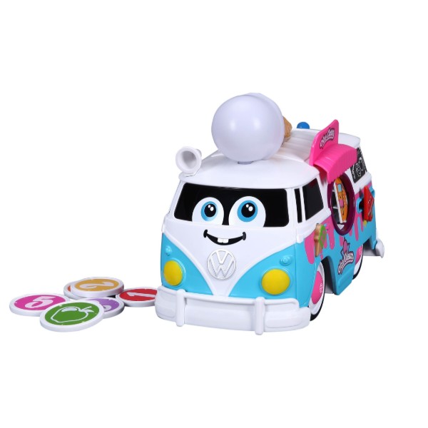 Фото - Базовий ігровий транспорт для малюка Bb Junior Magic Ice Cream Bus VW Samba Bus (16-88610)