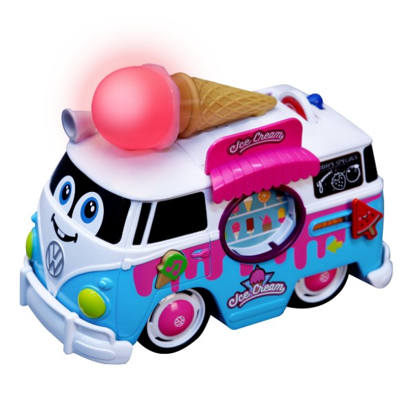 Фото - Базовий ігровий транспорт для малюка Bb Junior Magic Ice Cream Bus VW Samba Bus (16-88610)