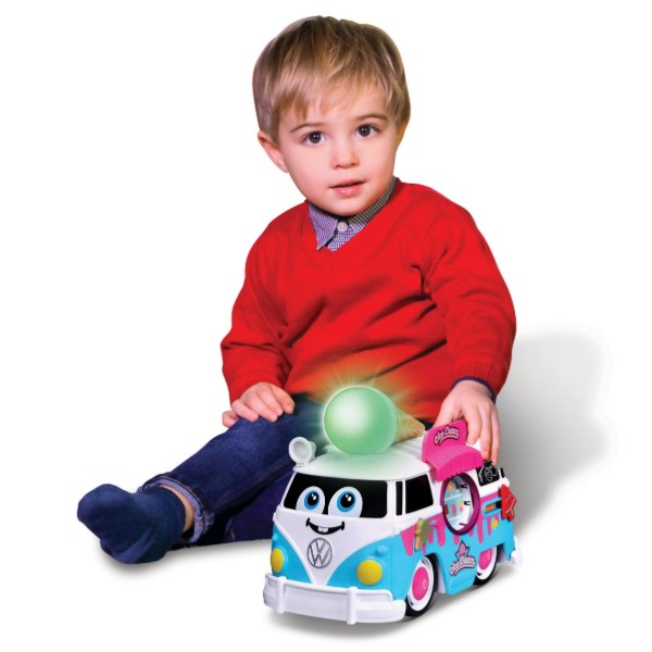 Фото - Базовий ігровий транспорт для малюка Bb Junior Magic Ice Cream Bus VW Samba Bus (16-88610)