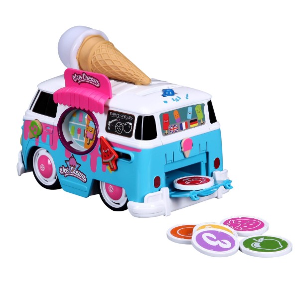 Фото - Базовий ігровий транспорт для малюка Bb Junior Magic Ice Cream Bus VW Samba Bus (16-88610)