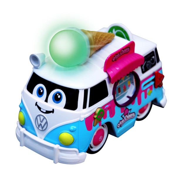 Фото - Базовий ігровий транспорт для малюка Bb Junior Magic Ice Cream Bus VW Samba Bus (16-88610)