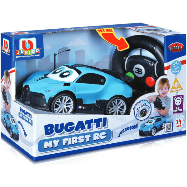 Фото - Радіокерована машинка Bb Junior Bugatti My First RC (16-92013)
