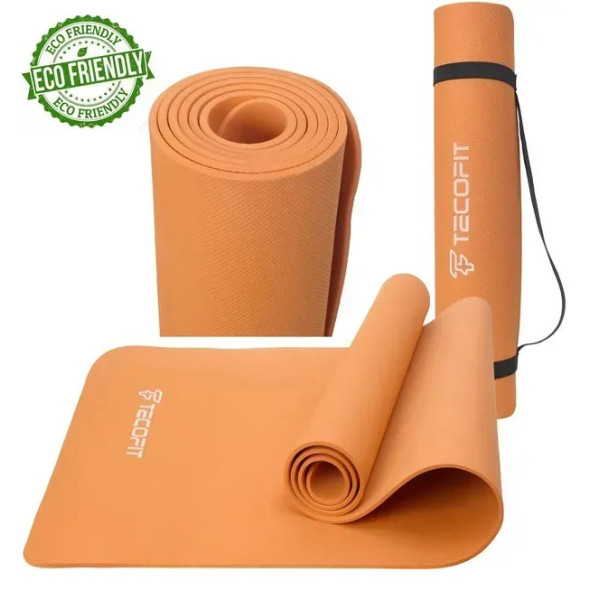 Фото - Коврик для йоги и фитнеса TECOFIT EVA Mat 173х61х6 мм Orange single color (TOP240214836/1)